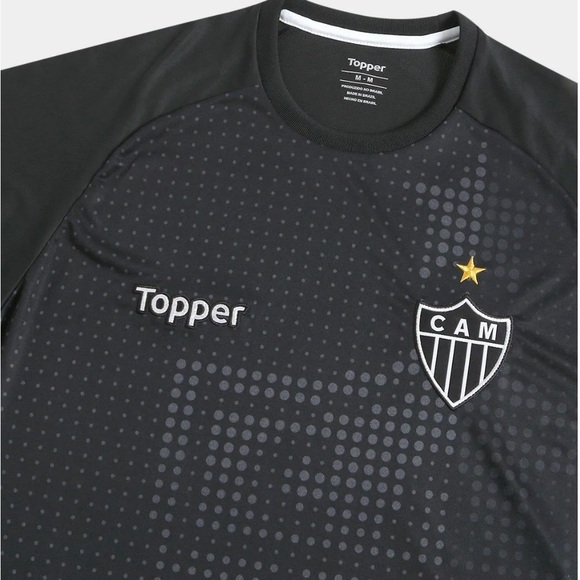CAMISA TOPPER Clube ATLÉTICO MINEIRO 2018 GALO AQUECIMENTO PRETA MENS XL - Picture 13 of 15